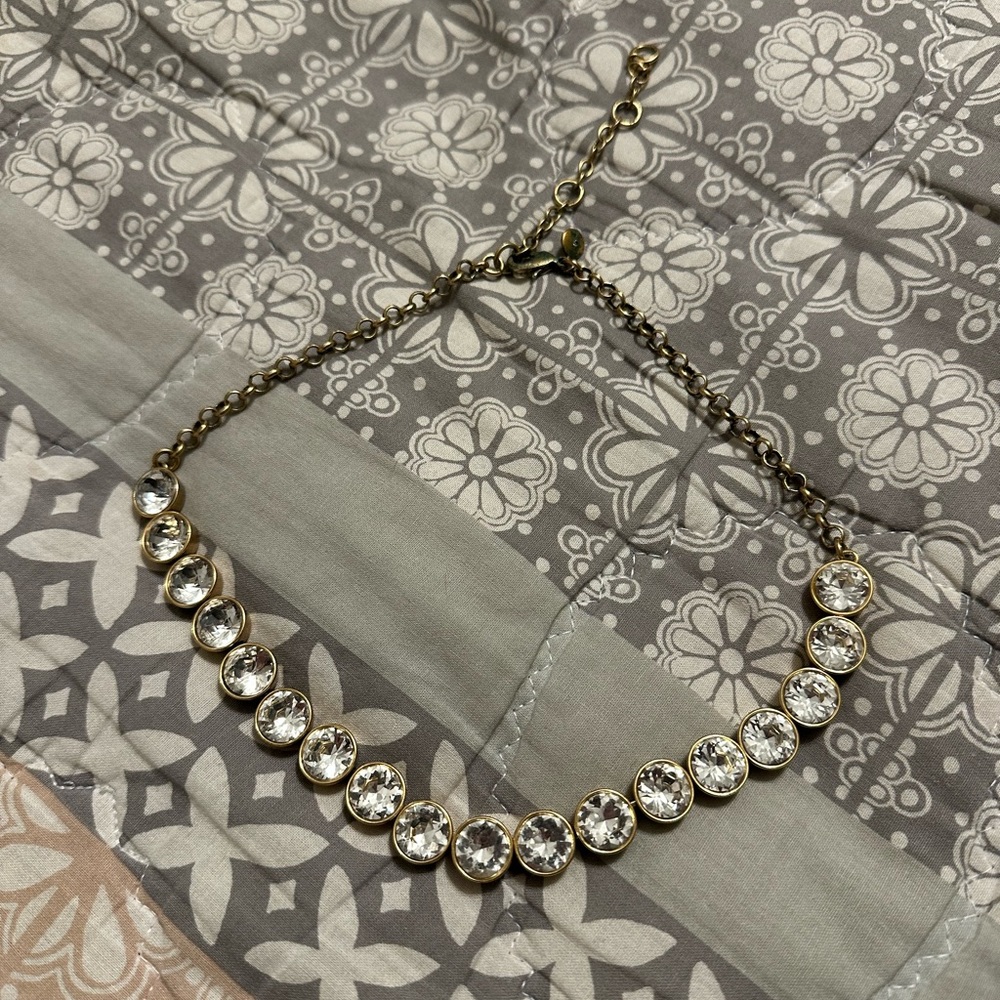 J. Crew Elegant Gold and Silver Necklace